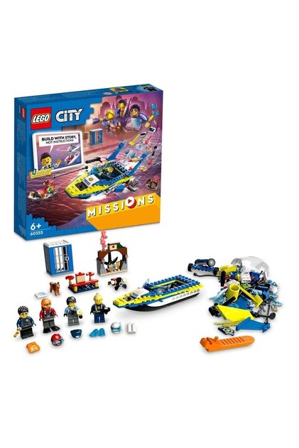 60355 City - Water Police Detective Missions, 278 Pieces, Ages +6