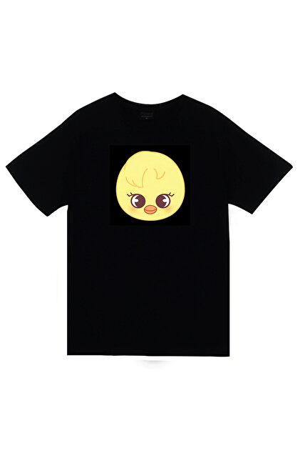 fame-stoned Stray Kids Skzoo bbokari Karakter Baskılı Unisex %100