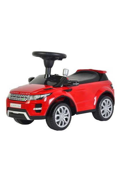 Range Rover Evoque Pushing Car Red