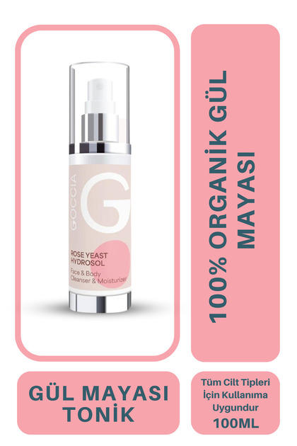 Goccia Gözenekleri Sıkılaştıran | Parlaklık Veren Gül Mayası Tonik 100ML