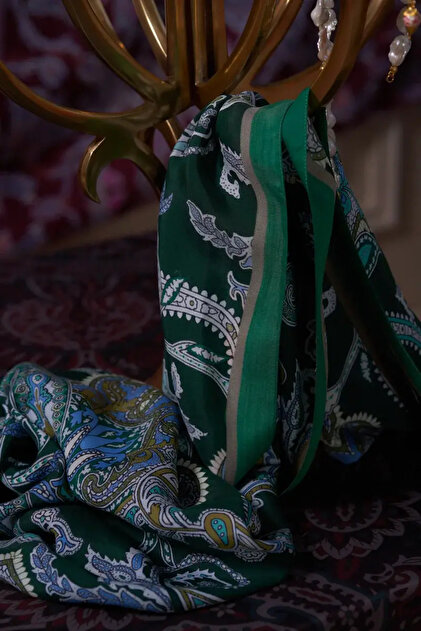 ED Scarf Heritage Alâ Şal - Yeşil - Fiyatı, Yorumları