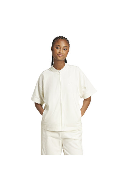 adidas W All Szn m Fz Shirt White Jj4587- Trendyol