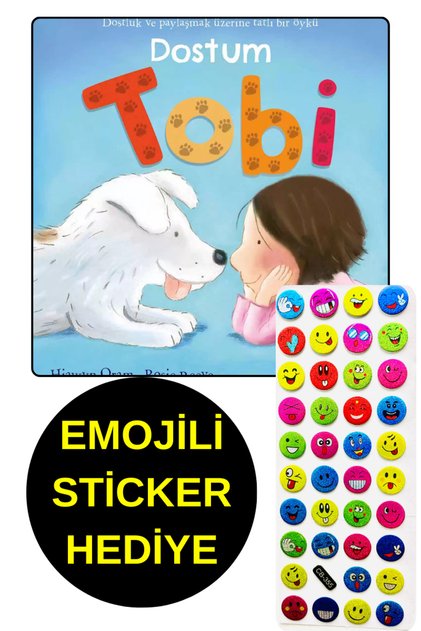 Emoji Sticker Gift - Preschool Illustrated Books - DOSTUM TOBİ