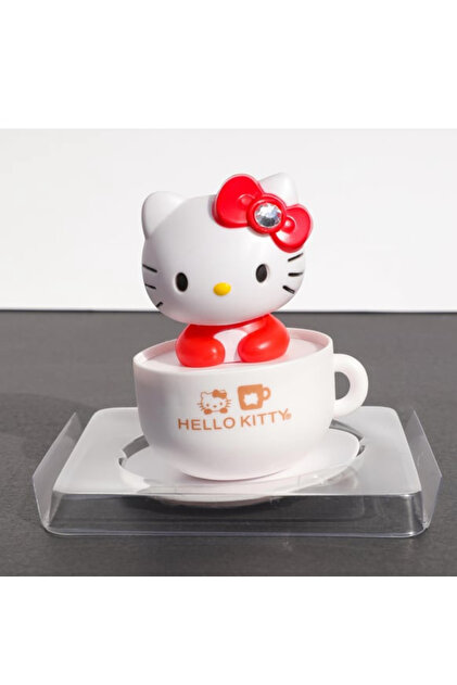 BOXMONİ Güneş Enerjisi İle Hareket Eden Hello Kitty Biblo Figür