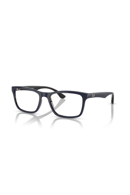 RAY BAN Unisex SQUARE Optical- RX 5279 - lense size:55mm - BLU ON HAVANA