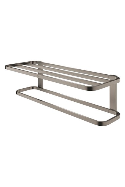 Suport prosop Grohe Selection 41066AL0, 600 mm, 4 suporti, montare pe perete, fixare ascunsa, Grafit