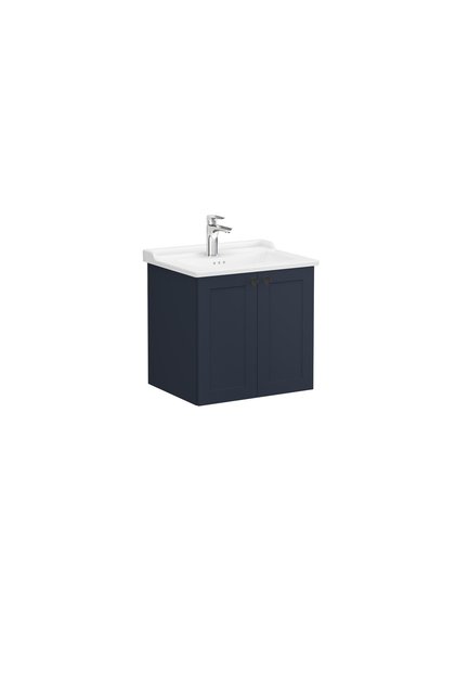 Root Classic 68706 Kapaklı Lavabo Dolabı, Mat Lacivert, 60 cm