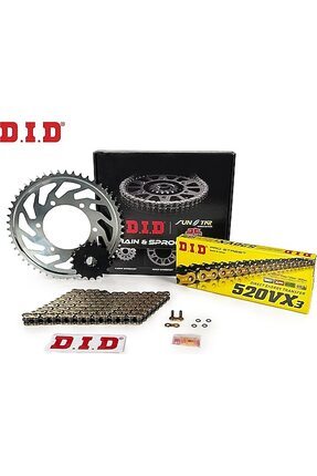 DAYS 1〜20.25.27.28.33.36.37 DID ZİNCİR DİŞLİ SETİ KAWASAKI ZX10R ABS (2016-2020) VX3 GOLD