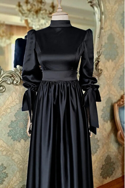 SUWWE Milano Hijab Evening Dress- Trendyol