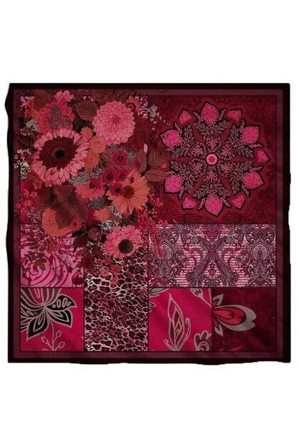 Pink Vision Art Collaction Mosaic Scarf