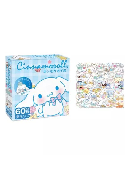 60 Parça Cinnamoroll Sticker Çıkartma Seti
