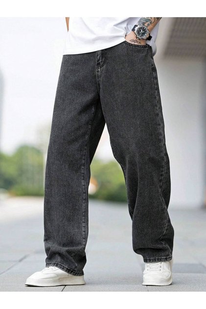 Men's Casual Baggy Denim Jeans Pants