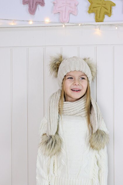 Child and Baby Scarf Beanie Set