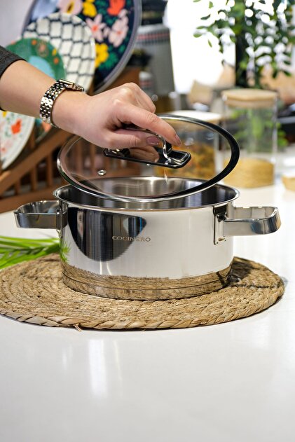 COCİNERO 2090 Gloss Premium Çelik Tek Tencere 22 CM - Fiyatı