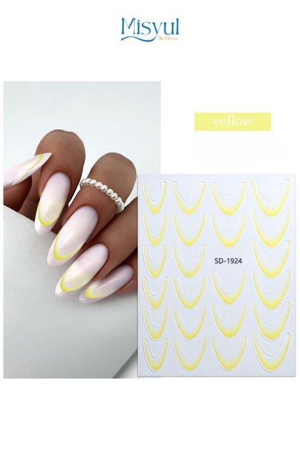 Tırnak Sticker Protez Tırnak Kalıcı Oje Süsleme 5D Sticker