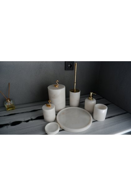 Kugu Mermer Banyo Seti 7li