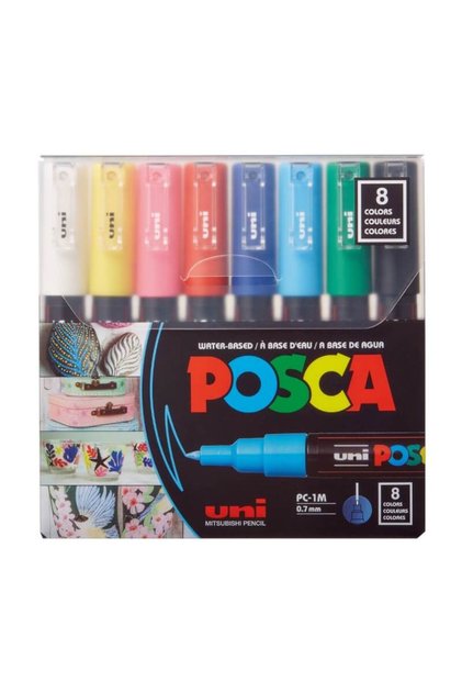 Set 8 markere Posca PC-1M