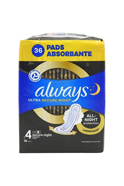 АБСОРБАНТИ 36БР ULTRA SECURE NIGHT