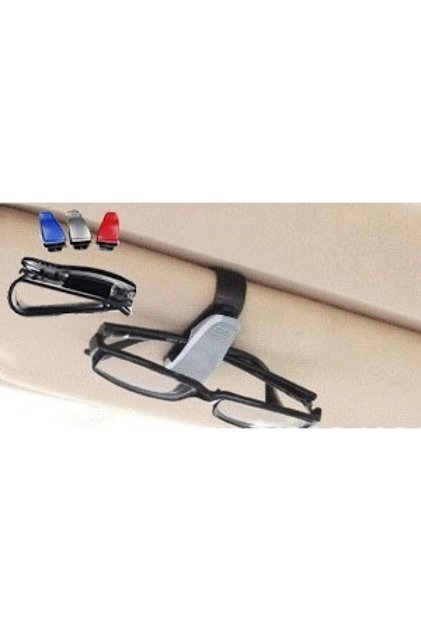 Automobile Car Clip-On Glasses Sunglasses Holder Bracket Acrobat Gray Unspecified Glove Box Pla