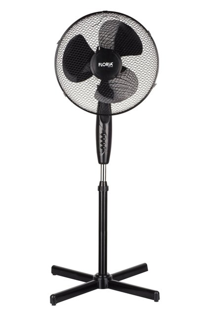 Zln-1181 Вентилатор за крака, диаметър 40 см, мощност 40 W, тих и мощен мотор