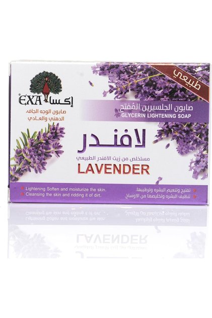 صابون الجلسرين المفتح برائحة اللافندر 100 جرام