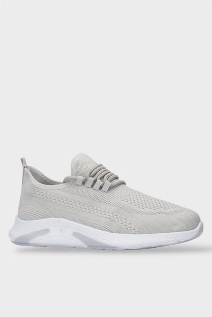 Unisex Summer Knitwear Sports Shoes Gray - White