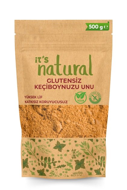 Natural Glutensiz Keçiboynuzu (HARNUP) Unu 500 G