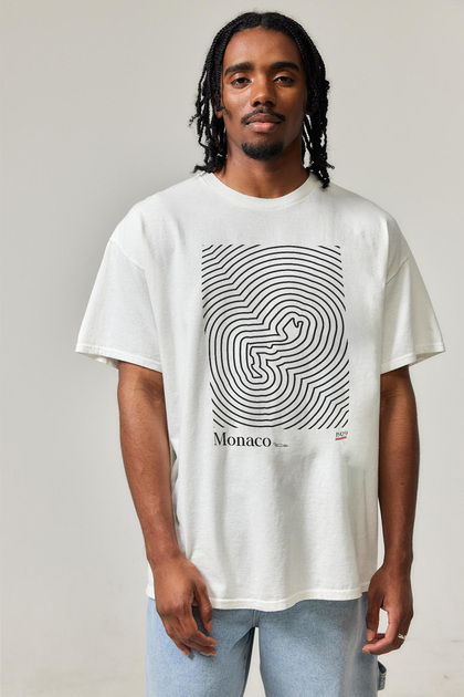Monaco 1929 F1 Printed Unisex Premium Oversize T-Shirt