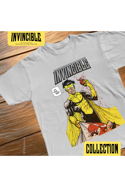 SHINOBIX Invincible Comic Invincible Sinister Mark Oversize T