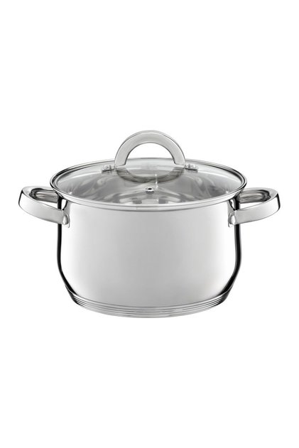 Oala inox cu capac 18cm, 2.5L, Berry