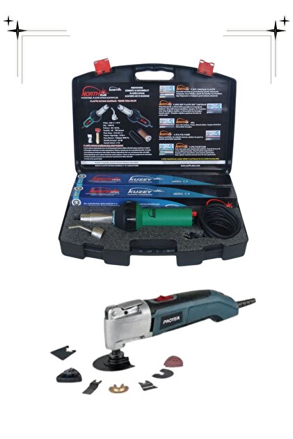 NORTH PLAS PROFESYONEL PLASTİK KAZAN KAYNAK VE KESME MAKİNESİ SETİ