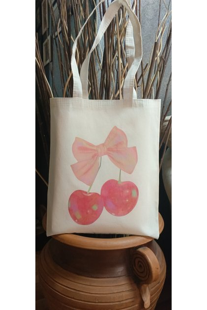 Retro Raw Tote Bag - Pinterest Style