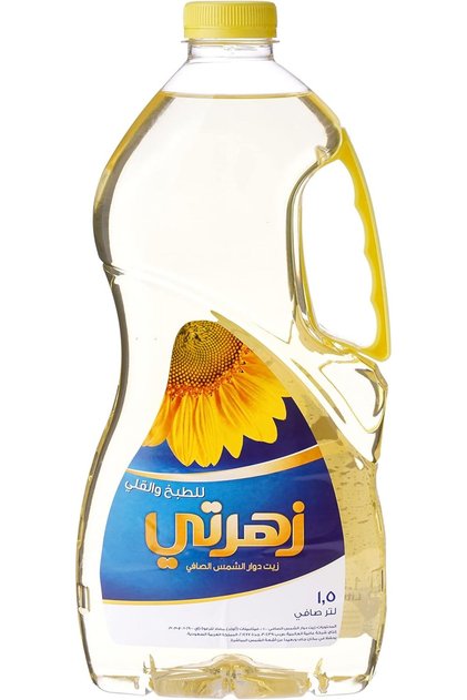 زيت دوار الشمس للطهي، 1.5 لتر - عبوة من قطعة واحدة