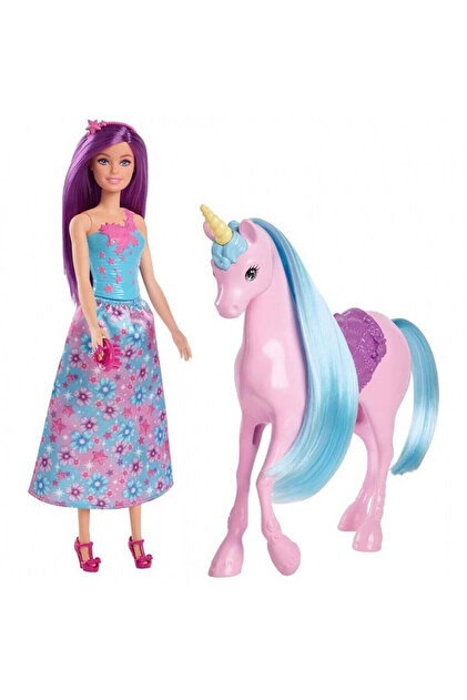 BarbieTwist ＇N Turn’✴︎50周年✴︎箱入り見取り出し Barbie Bebek ve Tek Boynuzlu At HYT62 - Fiyatı, Yorumları
