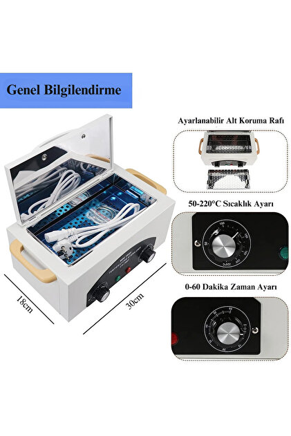 MultiZone Kozmetik Aletleri Sterilizatör Taşınabilir Yüksek