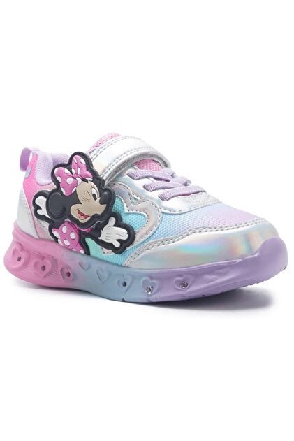 MINNIE MOUSE Lumbo Kız Işıklı Ortopedik Çocuk Spor Ayakkabı MOR
