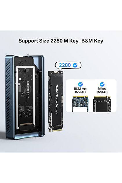 Acasis TBU405PRO M1 Thunderbolt 4 NVMe SSD Type-C Disk Kutusu