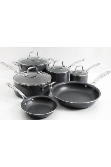 Lockton NonStick/Enamel ALU.10Pcs Grey