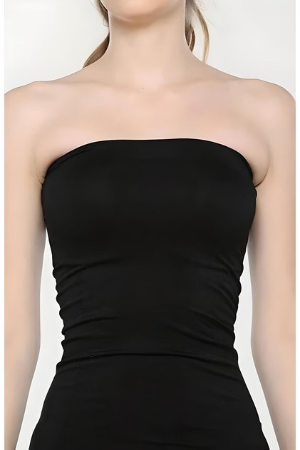 At-03-852 Women's Seamless Flexible Strapless Tank Top