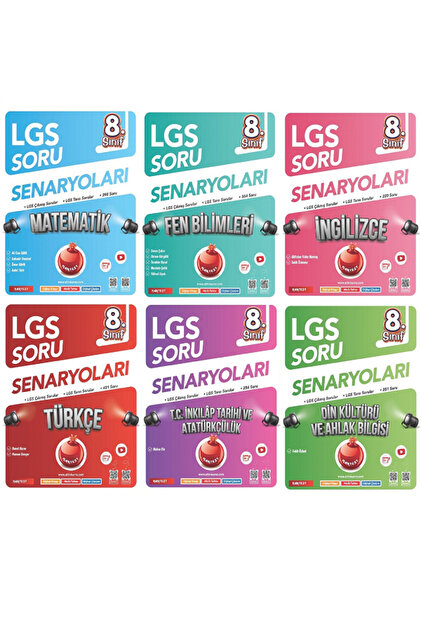 Nartest Yayınları 8.Sınıf Nartest LGS Matematik Türkçe Fen İnkılap