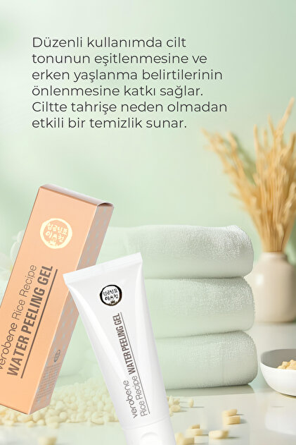 VEROBENE Rice Recipe Water Peeling Gel Pirinç Özlü Arındırıcı