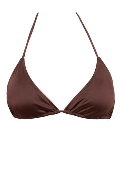Regular Fit Triangle Bikini Top-Fall in Love T3666Az24Sm