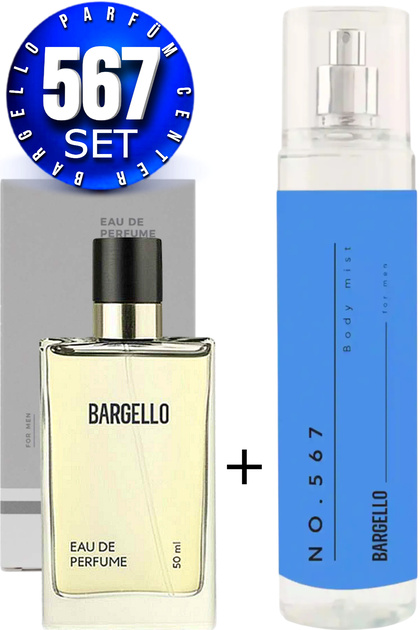 Bargello 567 Erkek Parfüm Fresh 50 Ml EDP + Bargello 567 Vücut