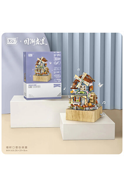Cici Oyuncak Loz Mini Windmill Music Box Genç Yetişkin Block