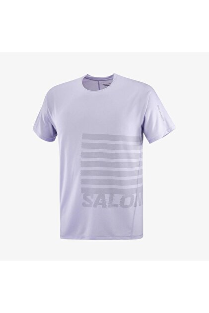 Sanon　0724 Salomon SENSE AERO Erkek Koşu Tişört COSMIC SKY LC2694400 - Fiyatı