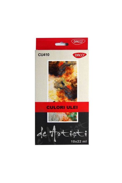 Set 10 culori ulei 22ml Artist Daco