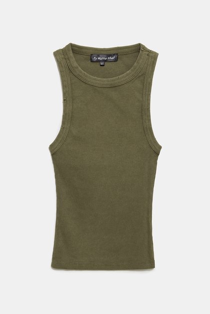 Kadın Fitilli Atlet Halter Yaka Esnek Pamuklu
