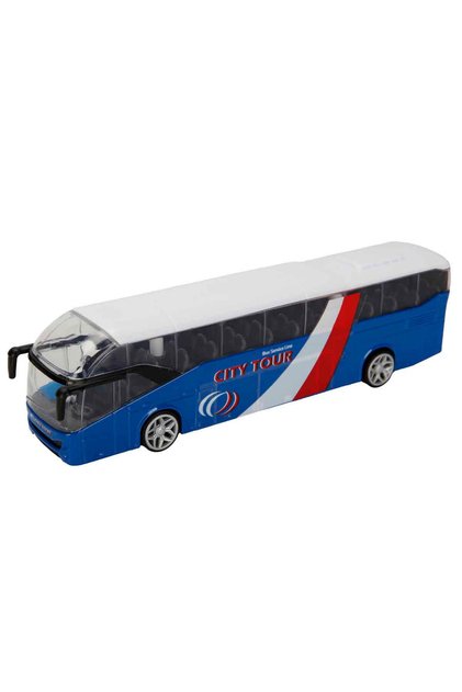 Street Kings Die Cast City Vehicle - Blue City Bus