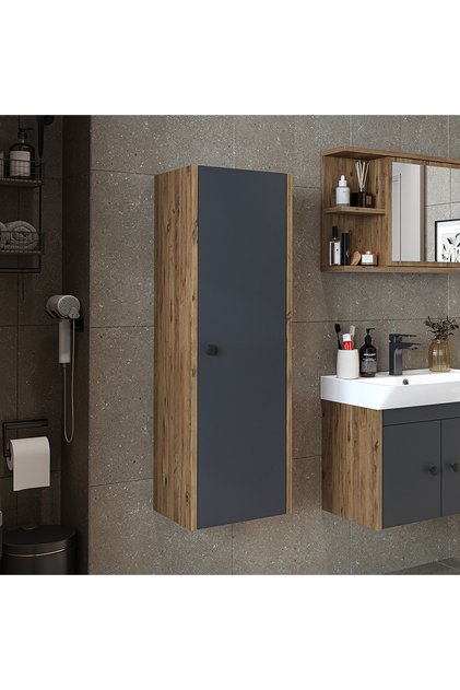 Ada Banyo Dolabı Mat Suntalam 110 Cm Banyo Boy Dolabı