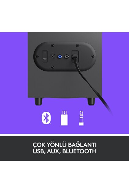 logitech Z407 2+1 BLUETOOTH MULTIMEDYA HOPARLÖR SİYAH (980-001348